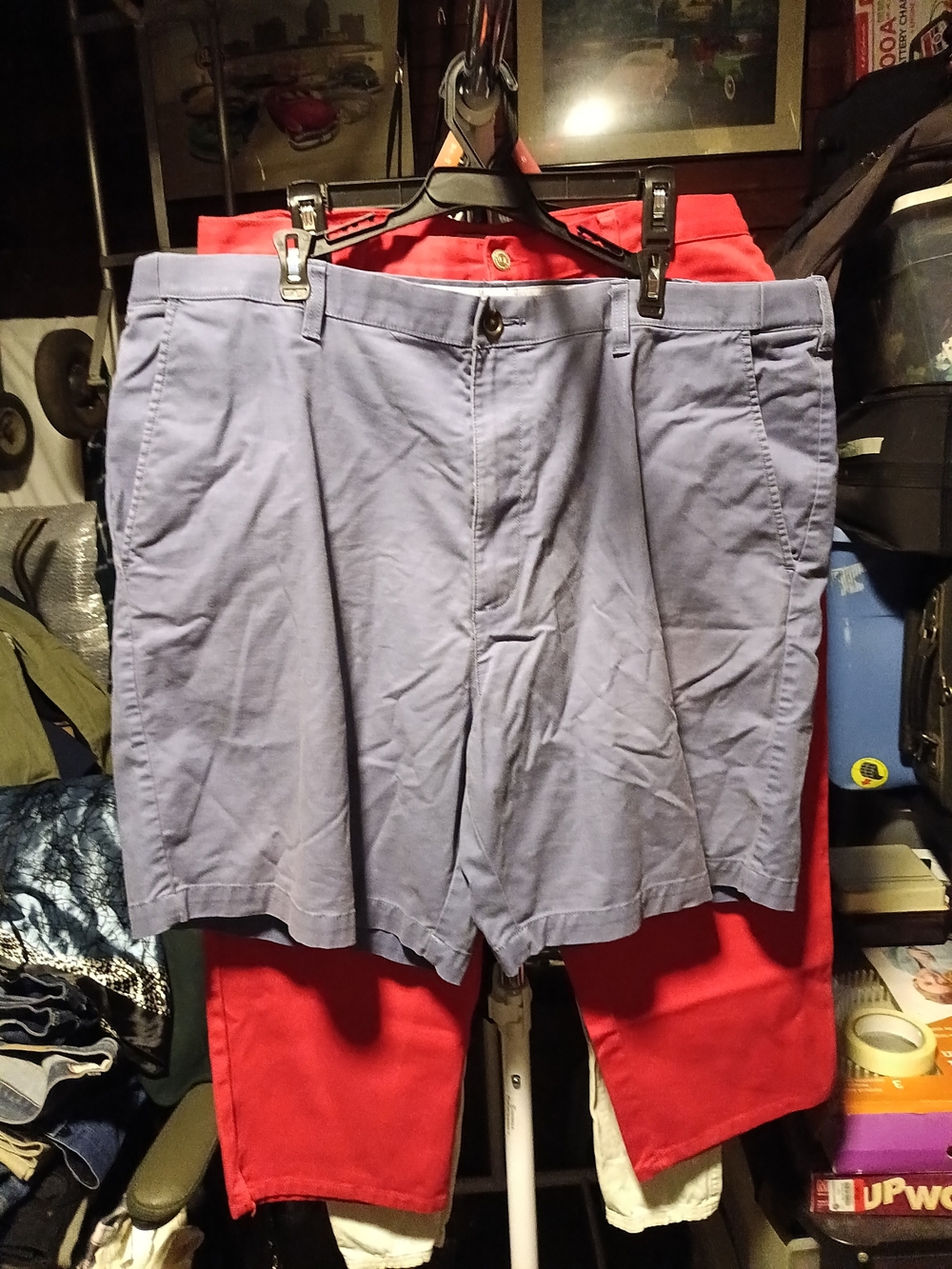 croft & barrow Men's Light Blue Flat Front Shorts